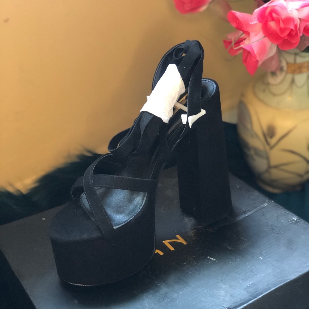 Black Platform Heels